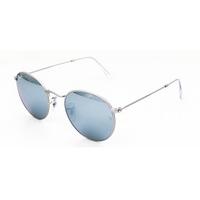 ray ban rb3447 round flash lenses sunglasses 01930