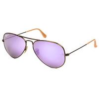 ray ban rb3025 aviator flash lenses polarized sunglasses 1671r