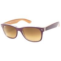 ray ban rb2132 new wayfarer bicolor sunglasses 619285