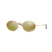 ray ban rb3547n oval flat lenses sunglasses 00193