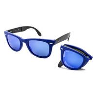 Ray-Ban RB4105 Wayfarer Folding Flash Lenses Sunglasses 602017