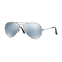 ray ban rb3025 aviator large metal polarized sunglasses 019w3