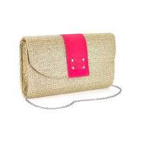 Raffia Clutch Bag