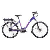 raleigh captus lowstep 2017 electric hybrid bike purple 46cm