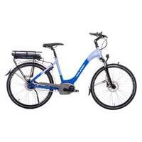 raleigh motus lowstep 2017 electric hybrid bike blue 50cm