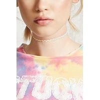 Rainbow Scalloped Choker