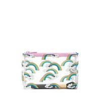 Rainbow Print Makeup Bag