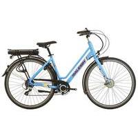 Raleigh Array E Lowstep Nexus 7 2017 Electric Hybrid Bike | Light Blue - M