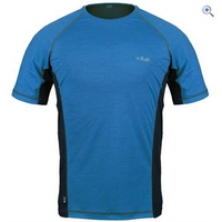 Rab MeCo 120 Short Sleeve Men\'s Baselayer Tee - Size: XL - Colour: MAYA