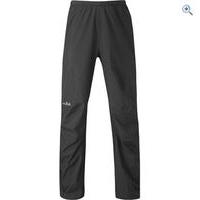 rab fuse mens waterproof pant size xl colour black