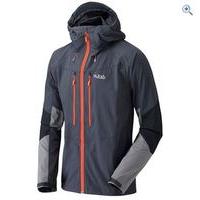 rab torque mens softshell jacket size l colour grey and black