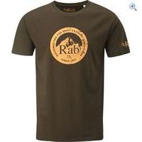 Rab Graphic Men\'s Tee - Size: S - Colour: Chocolate Brown