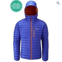 rab microlight alpine mens jacket size m colour electric blue