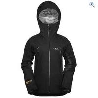 rab latok alpine womens waterproof jacket size 16 colour black