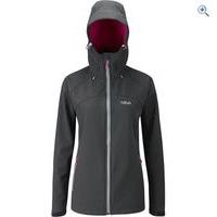 rab womens salvo softshell jacket size 8 colour anthracite grey