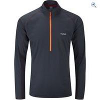 rab mens interval long sleeve tee size m colour black