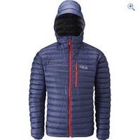 rab microlight alpine mens jacket size l colour twilight blue