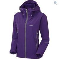 rab womens sawtooth jacket size 10 colour dark orchid