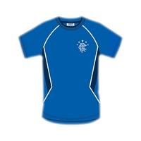 rangers blue panel t shirt mens xs sn0211 men xs sl