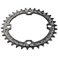 Race Face Narrow/Wide Single Chainring - Red / 34T / 4 Arm, 104mm