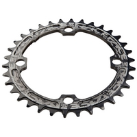 Race Face Narrow/Wide Single Chainring - Red / 38T / 4 Arm, 104mm