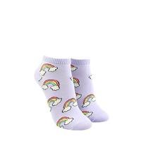 Rainbow Cloud Ankle Socks
