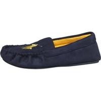 Ralph Lauren Mens Dezi Moccasin Slippers Navy