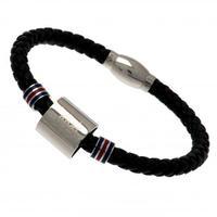 rangers fc colour ring leather bracelet