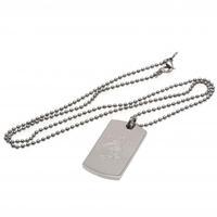 Rangers F.C. Engraved Crest Dog Tag &amp;amp; Chain