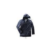 Rain jacket with taped seams, blue, size M