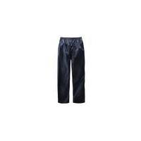 rain trousers with reflectors waterproof blue size m xxl