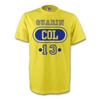 radamel falcao colombia col t shirt yellow