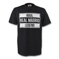 Raul Real Madrid Legend Tee (black) - Kids