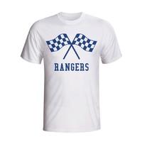 rangers waving flags t shirt white kids