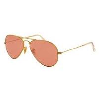 ray ban aviator sunglasses rb3025 00115 arista crystal polarised pink