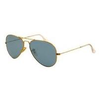 Ray-ban Aviator Sunglasses Rb3025 001/3r Arista/ Crystal Polarised Sky Blue