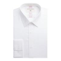 Racing Green Victor Textured White Formal Shirt 19.5 White