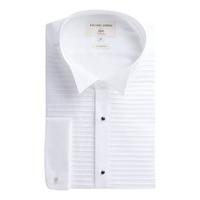 racing green toby wing collar dress shirt 155 white