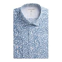 racing green ohio floral print formal shirt 155 blue