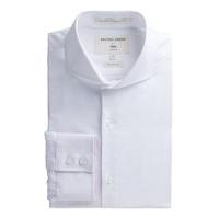 racing green white zig zag dobby formal shirt 17 white