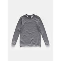 Raw edge sweatshirt