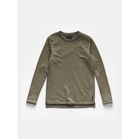 Raw edge sweatshirt