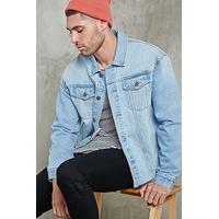 Raw-Hem Denim Jacket