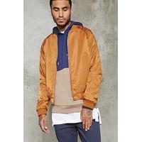 Raglan-Sleeve Bomber Jacket