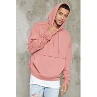 raw cut french terry hoodie