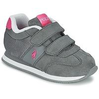 ralph lauren duma ez girlss childrens shoes trainers in grey