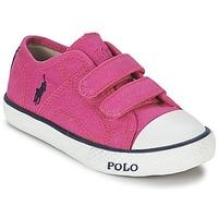 Ralph Lauren DAYMOND EZ girls\'s Children\'s Shoes (Trainers) in pink