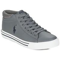 Ralph Lauren HARRISON MID boys\'s Children\'s Shoes (High-top Trainers) in grey