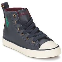 Ralph Lauren FALMUTH HI boys\'s Children\'s Shoes (High-top Trainers) in blue