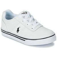Ralph Lauren HANFORD boys\'s Children\'s Shoes (Trainers) in white